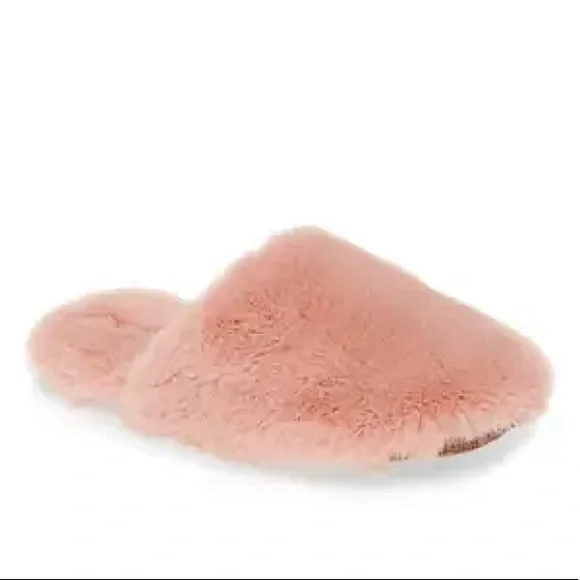 MADEWELL Pink Wallis Faux Fur Slipper SZ 10 - Picture 4 of 9